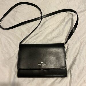 Kate Spade Sleek Black Crossbody Bag